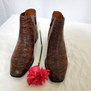 NEW Franco Sarto Franco Nico Block Heel Bootie - Espresso - Size 7M